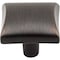 Elements 1-1/8" Overall Length Brushed Oil Rubbed Bronze Square Glendale Cabinet Knob 525DBAC - alternate 2